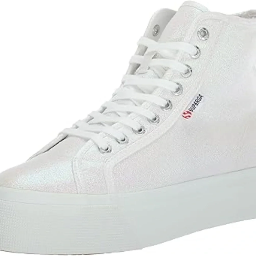 Superga‎ High Top Sneakers Lame Iridescent 2708 NWT 6